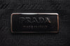 Authentic PRADA Vintage Leather Nappa Shoulder Hand Bag Purse Gray 1897J