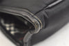 Authentic BURBERRY BLACK LABEL Shoulder Hand Bag Nylon Leather Black 1897K