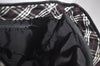 Authentic BURBERRY BLACK LABEL Shoulder Hand Bag Nylon Leather Black 1897K