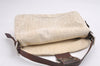 Authentic FENDI Zucca Vintage Shoulder Hand Bag Purse Canvas Leather White 1899J