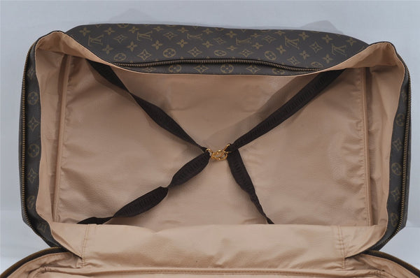 Authentic Louis Vuitton Monogram Sirius 50 Travel Boston Bag M41406 LV 1900I