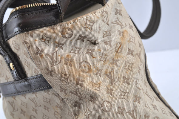 Auth Louis Vuitton Monogram Mini Josephine PM Hand Bag M92215 Khaki Beige 1901I