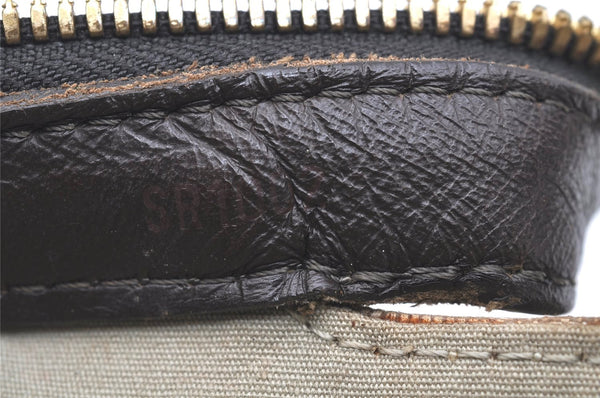 Auth Louis Vuitton Monogram Mini Josephine PM Hand Bag M92215 Khaki Beige 1901I