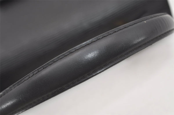 Authentic Louis Vuitton Epi Concorde Hand Bag Purse Black M52132 LV 1901J