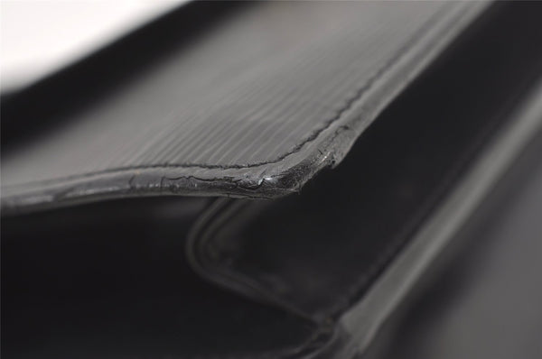 Authentic Louis Vuitton Epi Concorde Hand Bag Purse Black M52132 LV 1901J
