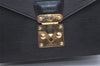 Authentic Louis Vuitton Epi Concorde Hand Bag Purse Black M52132 LV 1901J