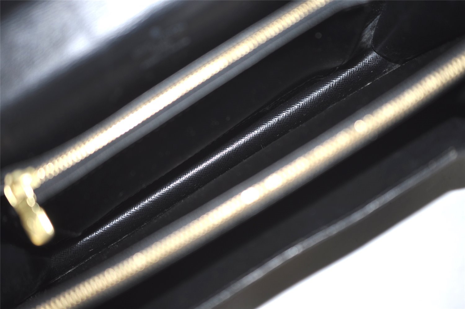 Authentic Louis Vuitton Epi Concorde Hand Bag Purse Black M52132 LV 1901J