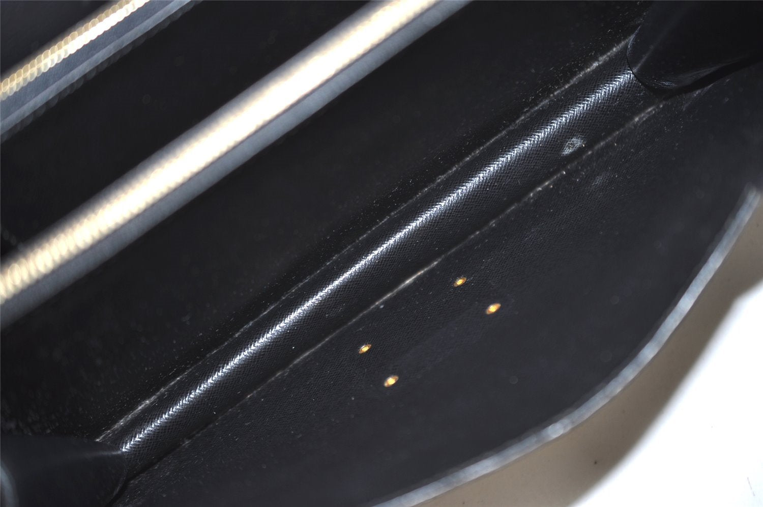 Authentic Louis Vuitton Epi Concorde Hand Bag Purse Black M52132 LV 1901J