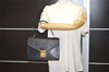 Authentic Louis Vuitton Epi Concorde Hand Bag Purse Black M52132 LV 1901J