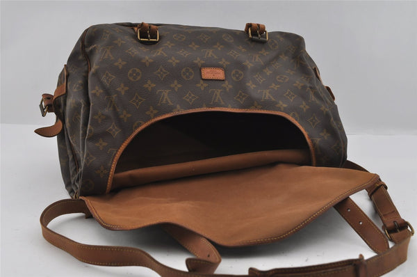 Authentic Louis Vuitton Monogram Saumur 43 Shoulder Cross Bag M42252 Junk 1902I