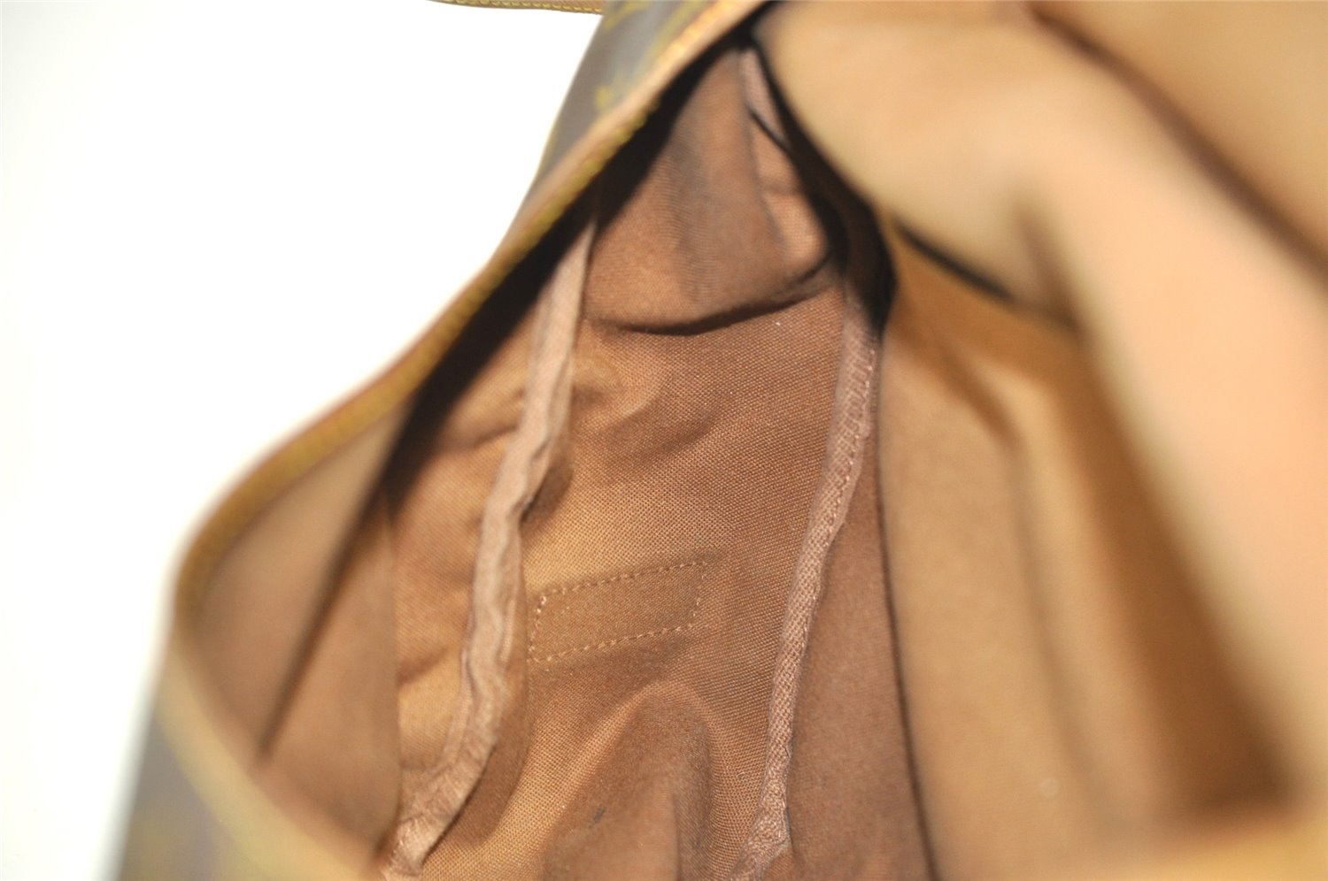 Authentic Louis Vuitton Monogram Saumur 43 Shoulder Cross Bag M42252 Junk 1902I