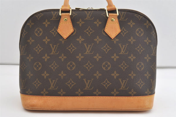 Authentic Louis Vuitton Monogram Alma Hand Bag Purse M51130 LV 1902J