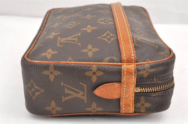 Authentic Louis Vuitton Monogram Compiegne 23 Clutch Hand Bag M51847 LV 1902K