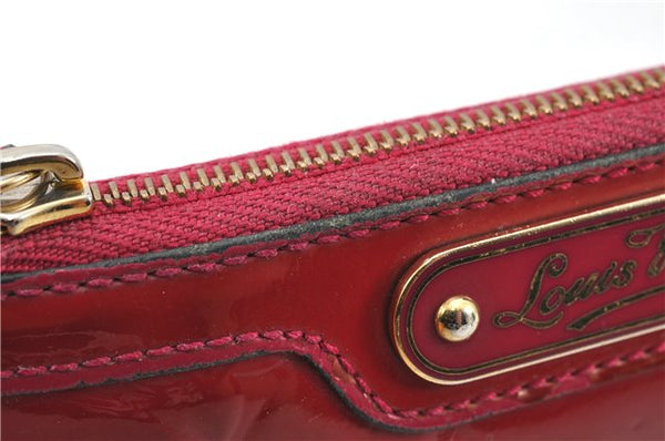 Authentic Louis Vuitton Vernis Pochette Cles NM Coin Purse Case M91669 Red 1903G