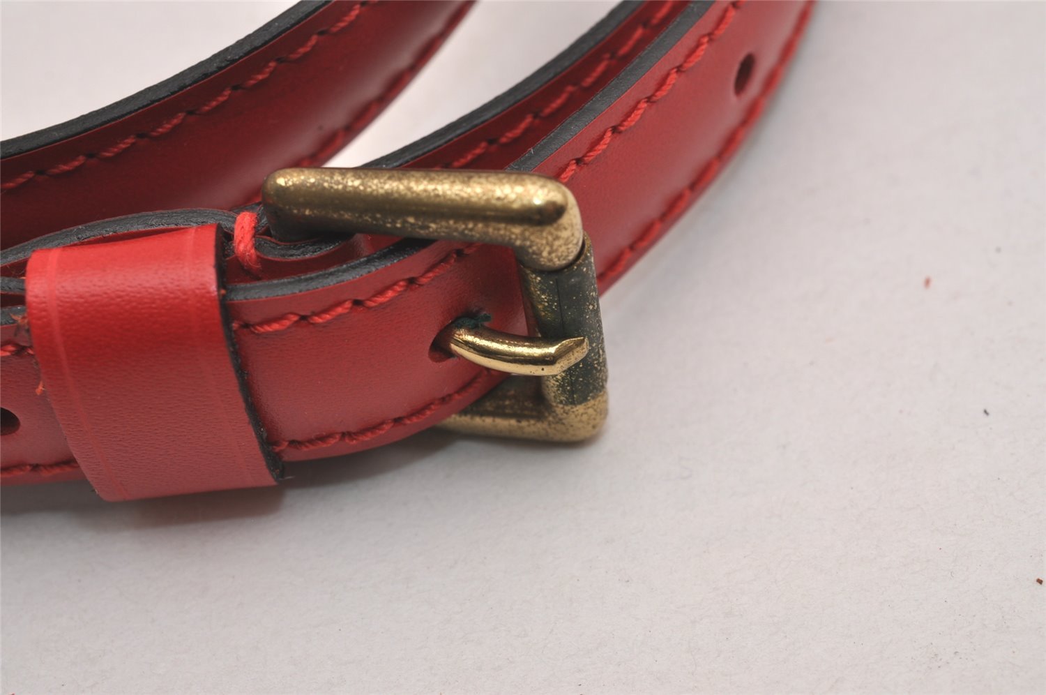 Authentic Louis Vuitton Epi Monceau 2Way Shoulder Hand Bag Red M52127 LV 1903I