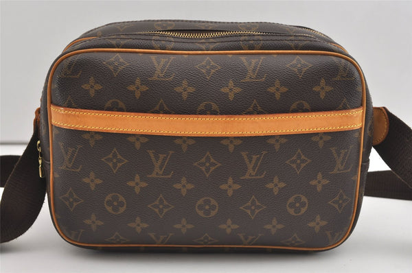 Authentic Louis Vuitton Monogram Reporter PM Shoulder Cross Bag M45254 LV 1903J