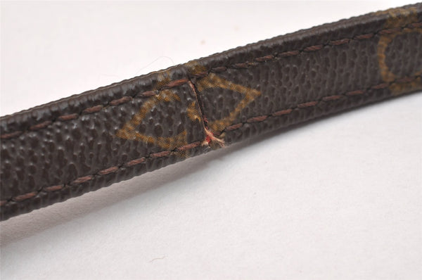 Authentic Louis Vuitton Monogram Leash Baxter MM Dog Lead M58056 LV 1904I