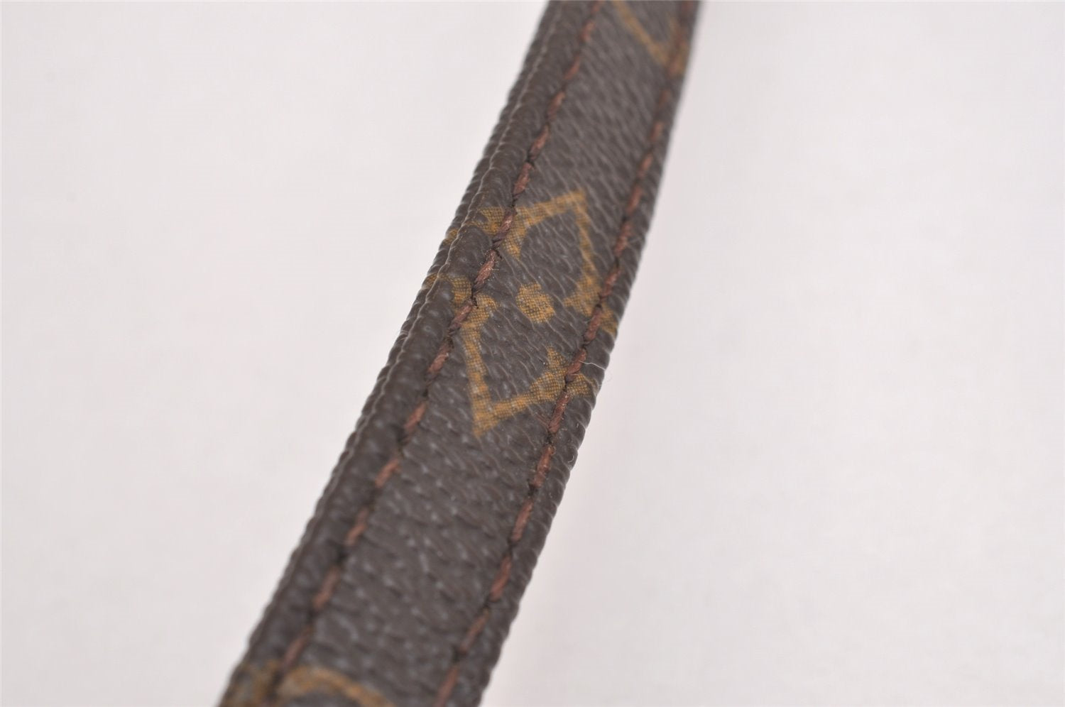 Authentic Louis Vuitton Monogram Leash Baxter MM Dog Lead M58056 LV 1904I