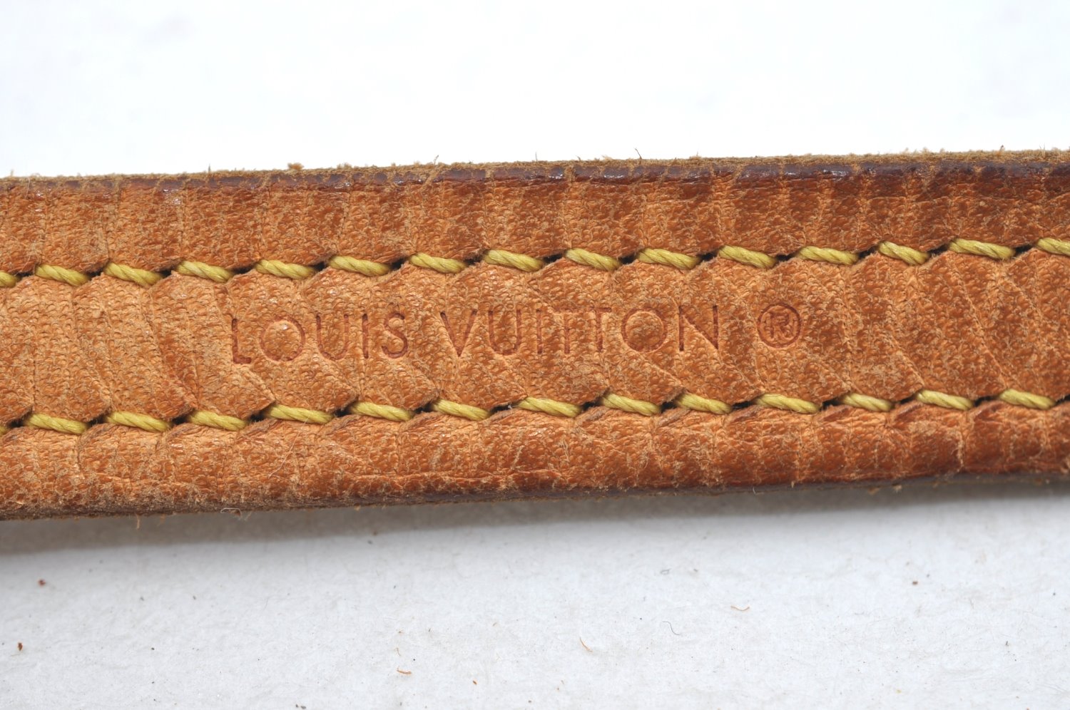 Authentic Louis Vuitton Monogram Leash Baxter MM Dog Lead M58056 LV 1904I