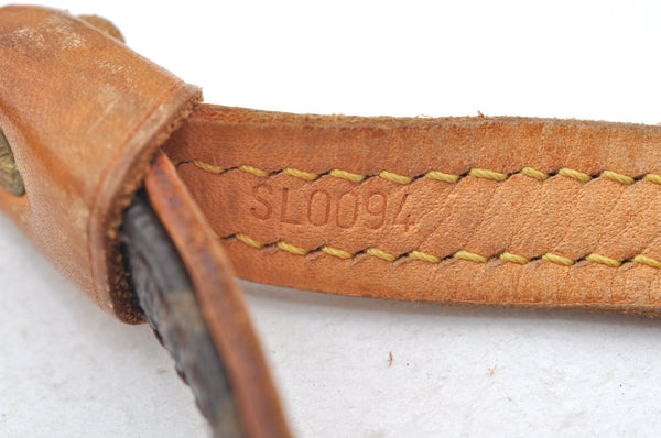 Authentic Louis Vuitton Monogram Leash Baxter MM Dog Lead M58056 LV 1904I