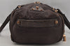 Authentic BALENCIAGA Whistle Shoulder Hand Boston Bag Leather 170936 Brown 1904J