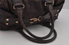 Authentic BALENCIAGA Whistle Shoulder Hand Boston Bag Leather 170936 Brown 1904J
