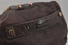 Authentic BALENCIAGA Whistle Shoulder Hand Boston Bag Leather 170936 Brown 1904J