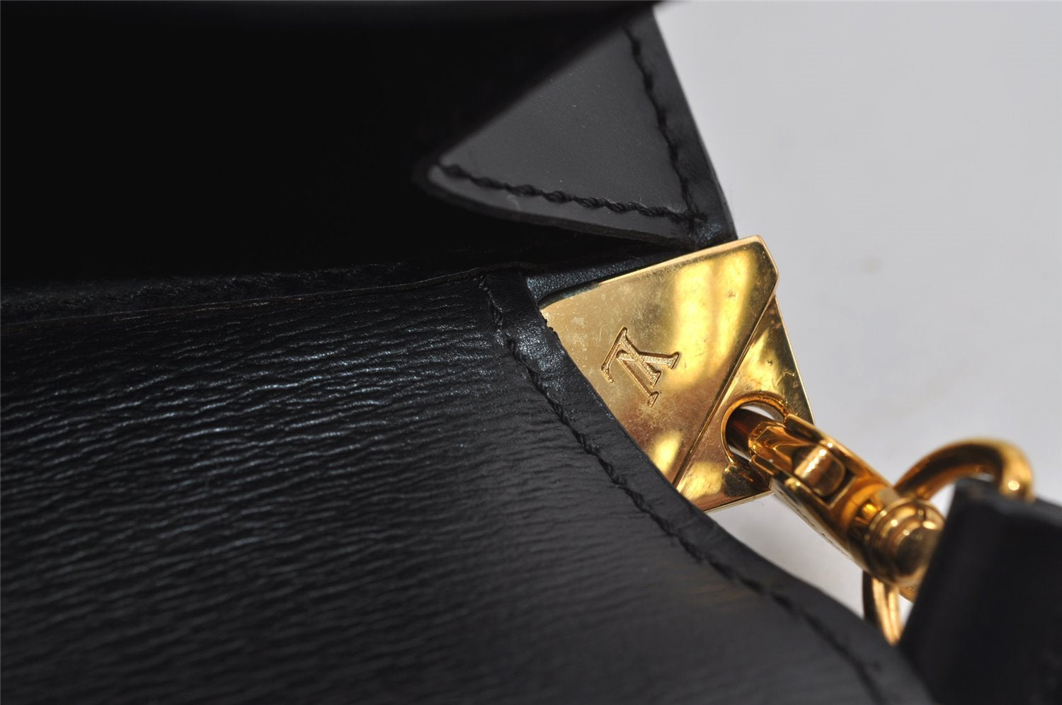 Authentic Louis Vuitton Epi Grenelle Shoulder Cross Body Bag M52362 Black 1905I