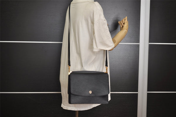 Authentic Louis Vuitton Epi Grenelle Shoulder Cross Body Bag M52362 Black 1905I