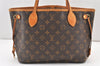 Authentic Louis Vuitton Monogram Neverfull PM Shoulder Tote Bag M46979 LV 1905K