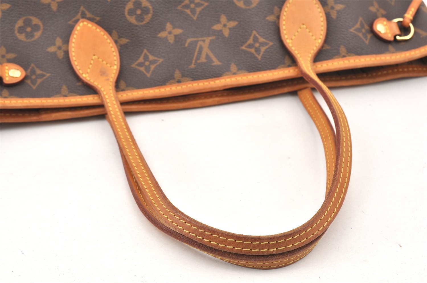 Authentic Louis Vuitton Monogram Neverfull PM Shoulder Tote Bag M46979 LV 1905K