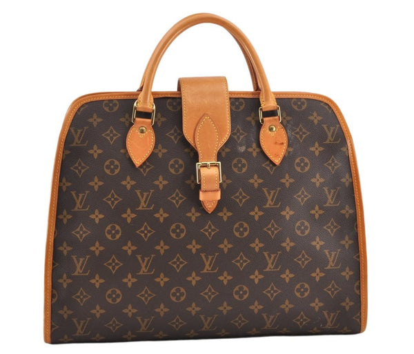 Authentic Louis Vuitton Monogram Rivoli Business Hand Bag M53380 LV 1906K