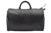 Authentic Louis Vuitton Epi Speedy 35 Hand Boston Bag Black M42992 LV 1907J