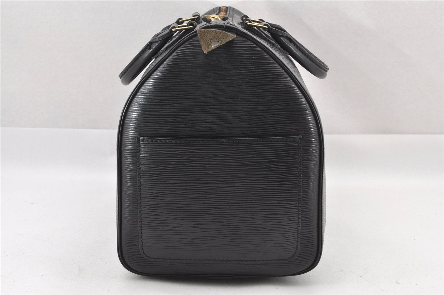 Authentic Louis Vuitton Epi Speedy 35 Hand Boston Bag Black M42992 LV 1907J