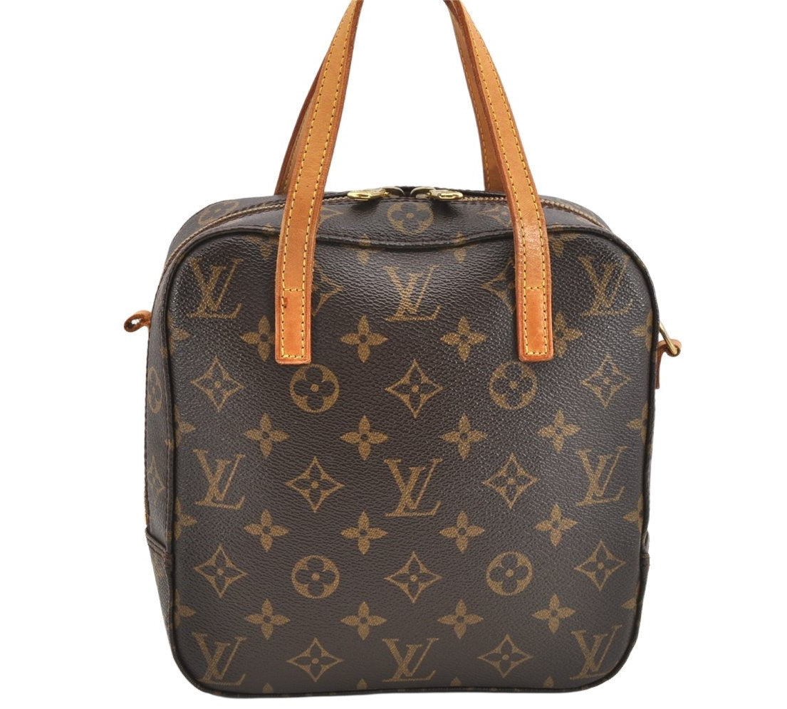 Authentic Louis Vuitton Monogram Spontini 2Way Shoulder Hand Bag M47500 LV 1907K