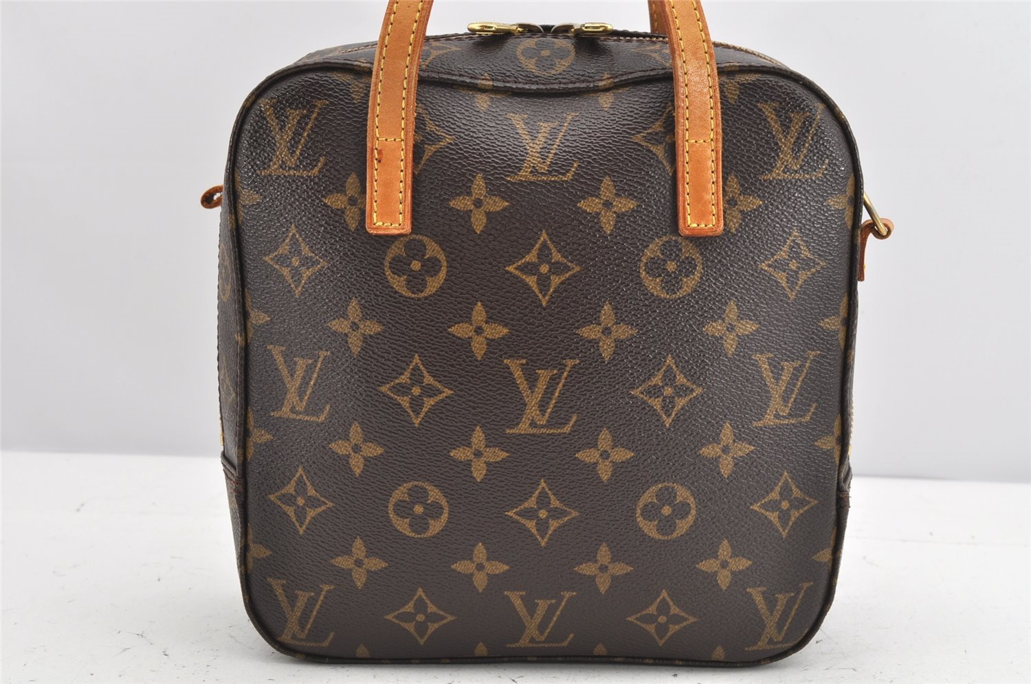 Authentic Louis Vuitton Monogram Spontini 2Way Shoulder Hand Bag M47500 LV 1907K