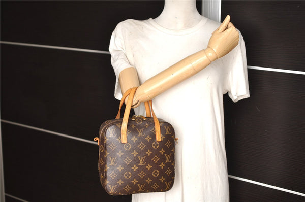 Authentic Louis Vuitton Monogram Spontini 2Way Shoulder Hand Bag M47500 LV 1907K