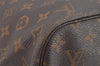 Authentic Louis Vuitton Monogram Neverfull MM Shoulder Tote Bag M40156 LV 1908K