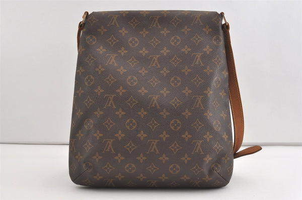 Authentic Louis Vuitton Monogram Musette Shoulder Cross Body Bag M51256 LV 1909J