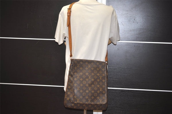 Authentic Louis Vuitton Monogram Musette Shoulder Cross Body Bag M51256 LV 1909J