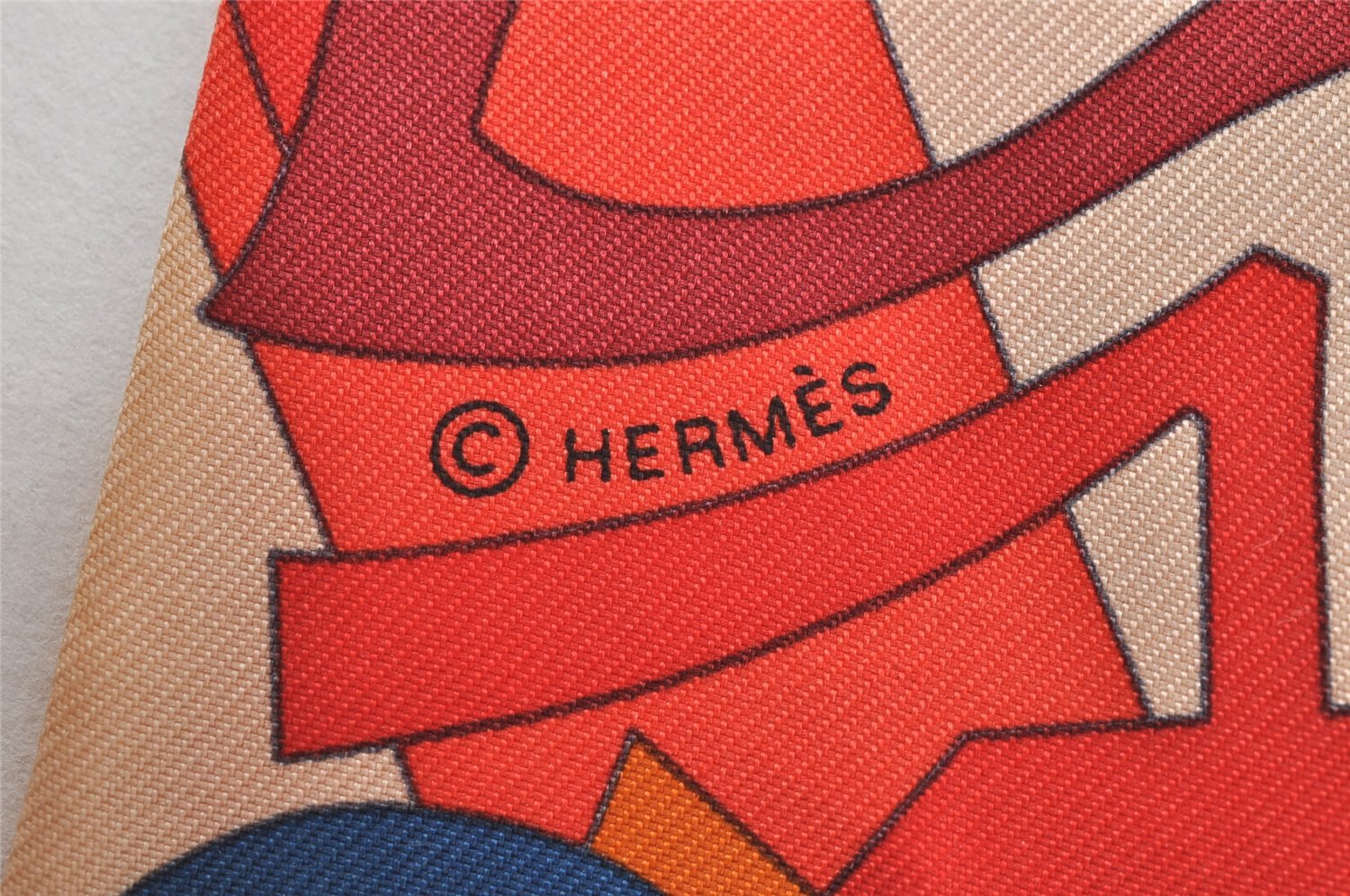 Authentic HERMES Twilly Scarf 