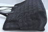 Authentic CHANEL New Travel Line Vintage Tote Bag Nylon Leather Black Junk 1911J