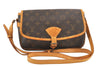 Authentic Louis Vuitton Monogram Sologne Shoulder Cross Body Bag M42250 LV 1911K