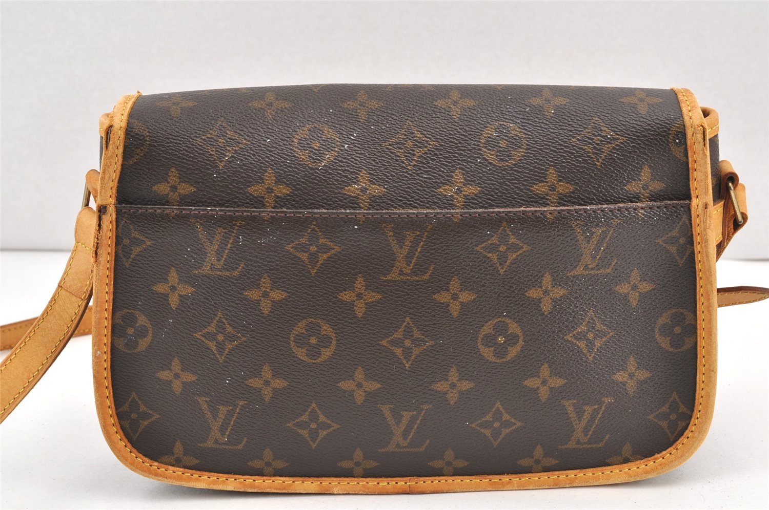 Authentic Louis Vuitton Monogram Sologne Shoulder Cross Body Bag M42250 LV 1911K