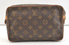 Authentic Louis Vuitton Monogram Compiegne 23 Clutch Hand Bag M51847 LV 1912K