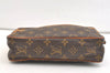 Authentic Louis Vuitton Monogram Compiegne 23 Clutch Hand Bag M51847 LV 1912K