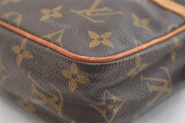 Authentic Louis Vuitton Monogram Compiegne 23 Clutch Hand Bag M51847 LV 1912K