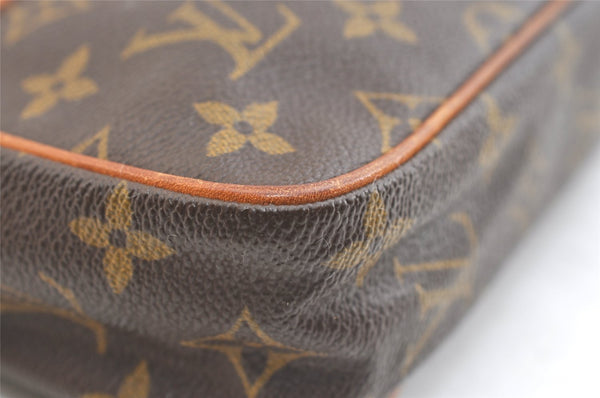 Authentic Louis Vuitton Monogram Compiegne 23 Clutch Hand Bag M51847 LV 1912K