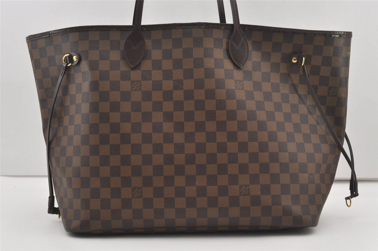 Authentic Louis Vuitton Damier Neverfull GM Shoulder Tote Bag N51106 LV 1914J