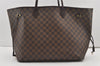 Authentic Louis Vuitton Damier Neverfull GM Shoulder Tote Bag N51106 LV 1914J